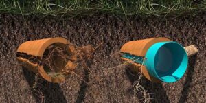 root invasion trenchless pipe lining