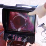 technician performing sewer camera inspection Lakewood Ranch, FL