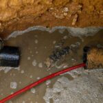 broken sewer line being cleaned with hydro jet Bradenton, FL