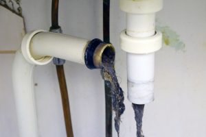 Clogged drain pipes