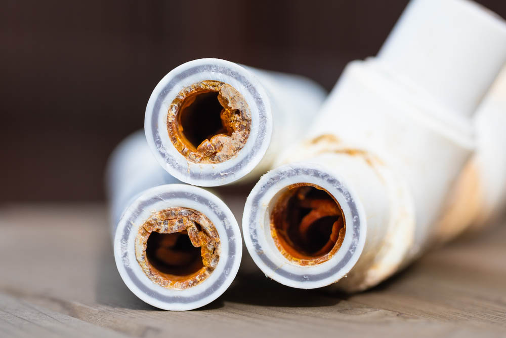 corroded water pipe corroded water pipe