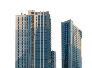 A high-rise or a small building